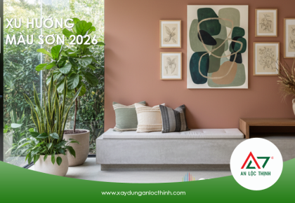 Xu hướng sử dụng màu sơn năm 2026 trong thiết kế nhà ở