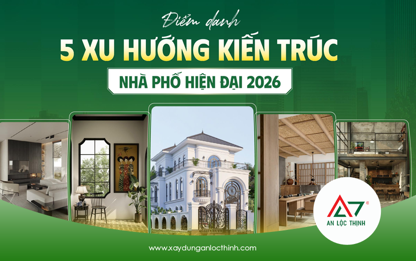 Điểm danh 5 xu hướng kiến trúc hiện đại dẫn đầu 2026